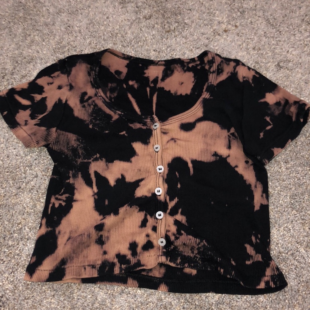 Tie dye button up